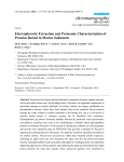 Electrophoretic Extraction and Proteomic Characterization of