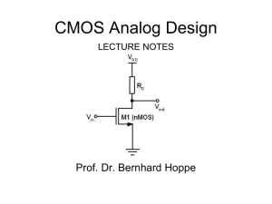 CMOS Analog Design Lecture Notes Rev 1.5L_02_06_11