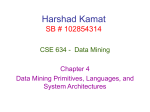 Data Mining Primitives, Languages, and System Architectures