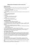 Numbers and units Presenting variables Use of upper and lower