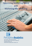 Optimizing Marketing Spend with Marketing Mix Modeling