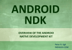 Android NDK – Native Development Kit