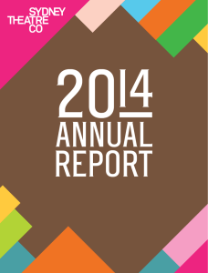 1 Sydney Theatre Company Annual Report 2014