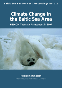 Climate Change in the Baltic Sea Area