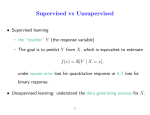 Supervised vs Unsupervised