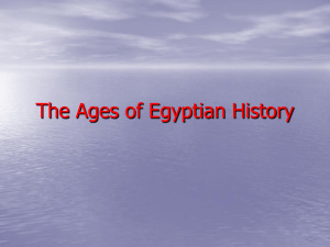 The Ages of Egyptian history