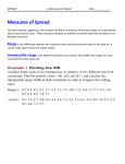 Sect. 3.3 Measures of Spread