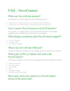 FAQ novoconnect - EDCO Education