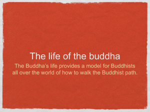 Life of the Buddha - College of the Holy Cross