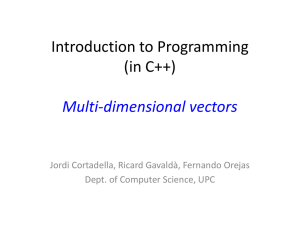 Introduction to Programming - Computer Science Department