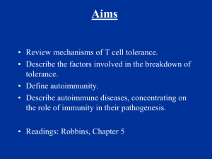Tolerance - BHS116.3 Physiology III