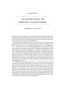 accounting in proto-cuneiform - CDLI