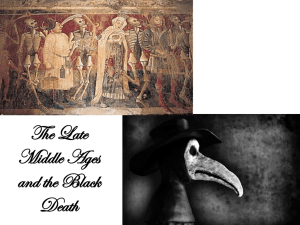 The Late Middle Ages and the Black Death