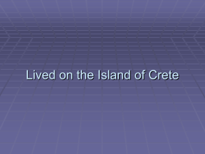 Lived on the Island of Crete