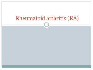 Rheumatoid Arthritis (RA)