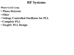 PLL applications The phase-lock-loop