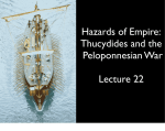 Thucydides and the Peloponnesian War Lecture 22