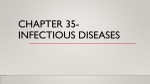Chapter 35- Infectious Diseases