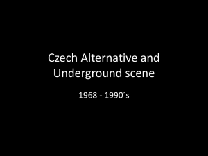 Czech Alternative and Underground scene