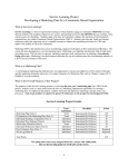Format of the Marketing Plan Report