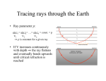Tracing rays through the Earth