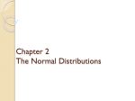Chapter 2 The Normal Distributions