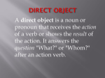 INDIRECT OBJECT