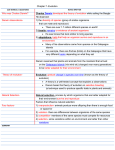 Chapter 7- Evolution CUE WORDS or QUESTIONS NOTES