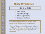 Greek Civilization PPT