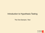 04 Introduction to Hypothesis Testing