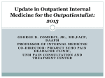 Update in Outpatient Internal Medicine for the Outpatientalist: 2013
