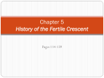 Chapter 5 History of the Fertile Crescent