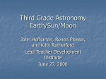 Third Grade Astronomy