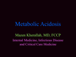 Metabolic Acidosis