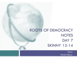 Roots of Democracy Notes