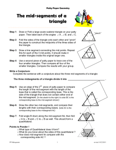 Patty Paper Geometry