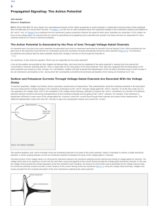 9 Propagated Signaling: The Action Potential