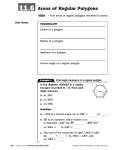 11.6 Areas of Regular Polygons