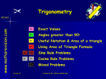 Trigonometry - Mathsrevision.com
