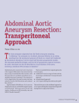 Abdominal Aortic Aneurysm Resection: Transperitoneal Approach