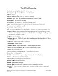 Word wall vocabulary doc