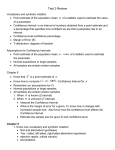 2. Remember our assumptions for Hypothesis tests