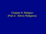 Religion PowerPoint Ethnic