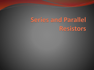 Series Resistors