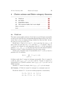 4 Choice axioms and Baire category theorem