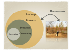 Individual Population Community Landscape Ecosystem Human