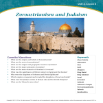 Zoroastrianism and Judaism - Ms. Hou`s AP World History Class