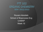 PTT102 Aldehydes and Ketones