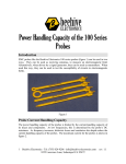 Power Handling Capacity of the 100 Series Probes
