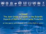 GESAMP The Joint Group of Experts on the Scientific Aspects of